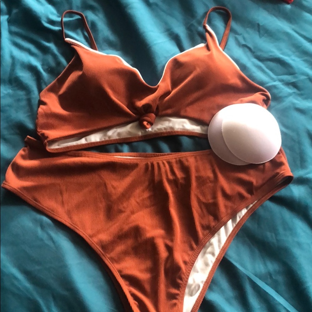 Brown/bronze bikini